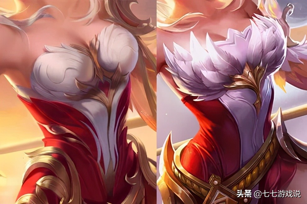 王者光荣：王昭君凤凰于飞海报优化！胸前的羽毛不见了