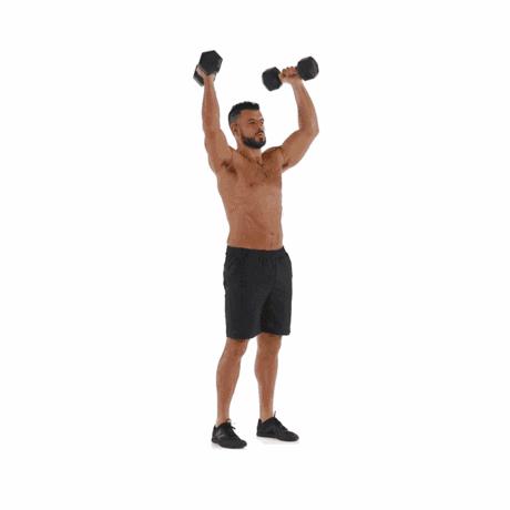 哑铃健身最简单的动作最有效,适合初学者的哑铃健身动作