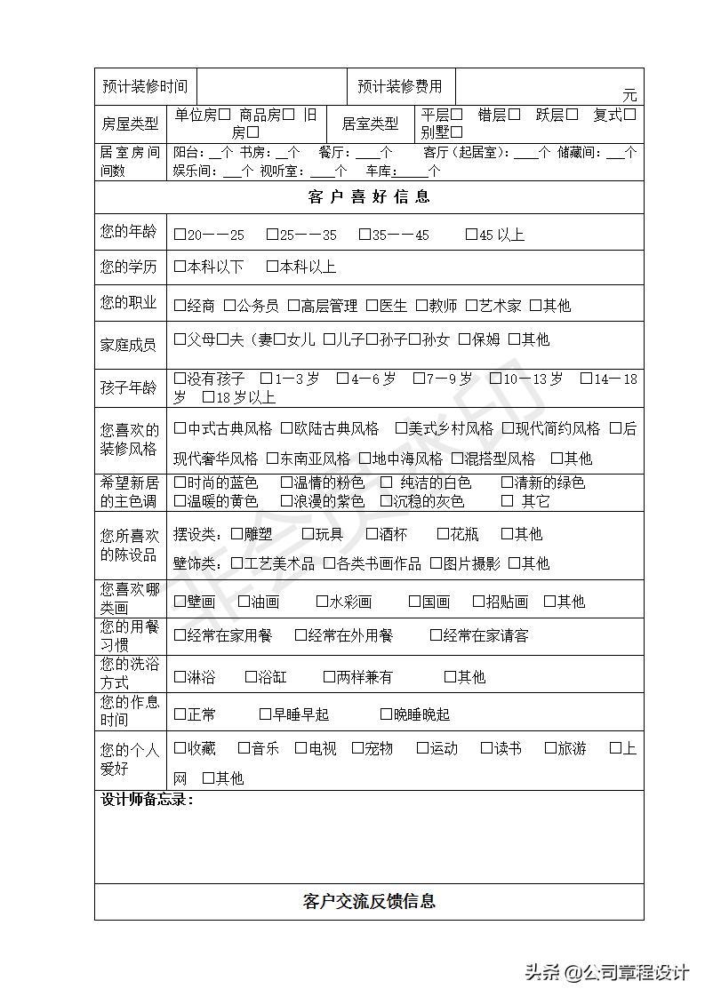 装饰公司市场部管理制度,装修公司市场部月报表模板