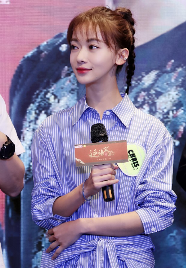 吴谨言有没有整容,吴谨言没刘海