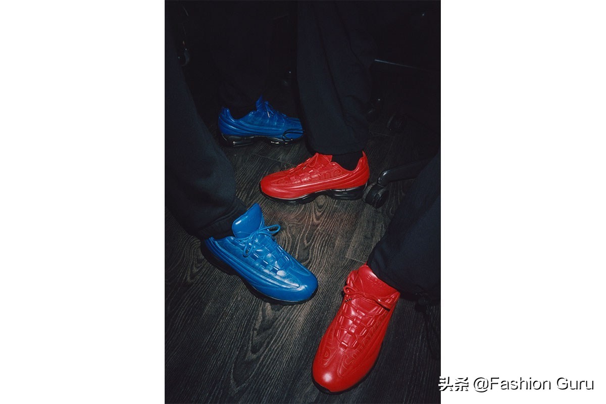 nikesupreme联名鞋空军一号,耐克supreme联名低帮米白浅绿