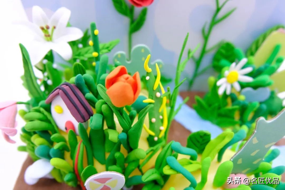 好玩又好看的粘土手工,简单的国庆节粘土手工方案