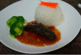 颜颐坊海参的做法视频,好吃又好看的海参做法