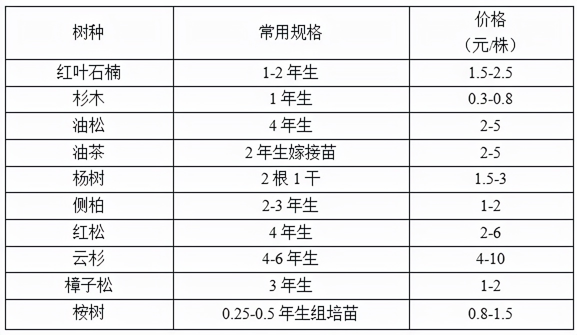 2022年秋季全国各地苗木市场行情,2021年春季苗木行情分析报告