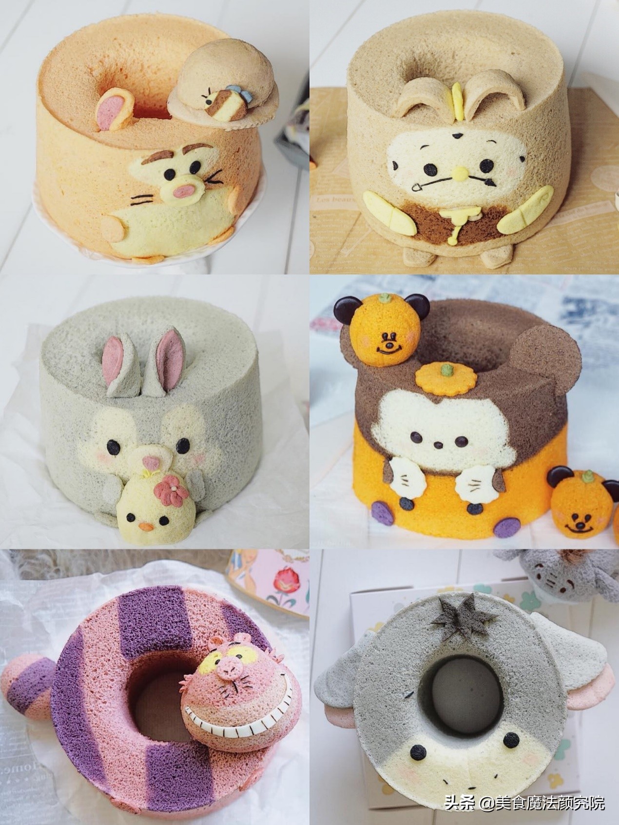 雪芳蛋糕图解,绿白奶油蛋糕简单好看造型