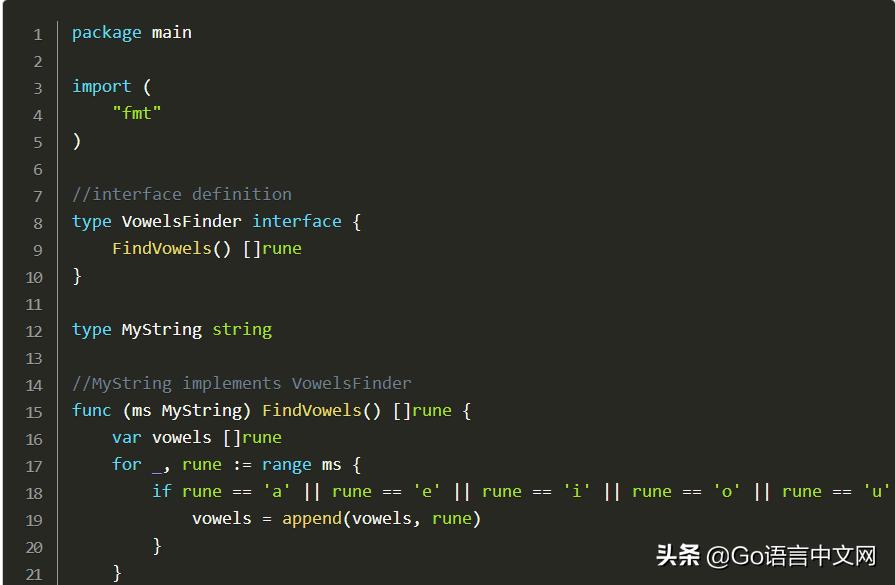 「GCTT出品」Go系列教程——18.接口（一）