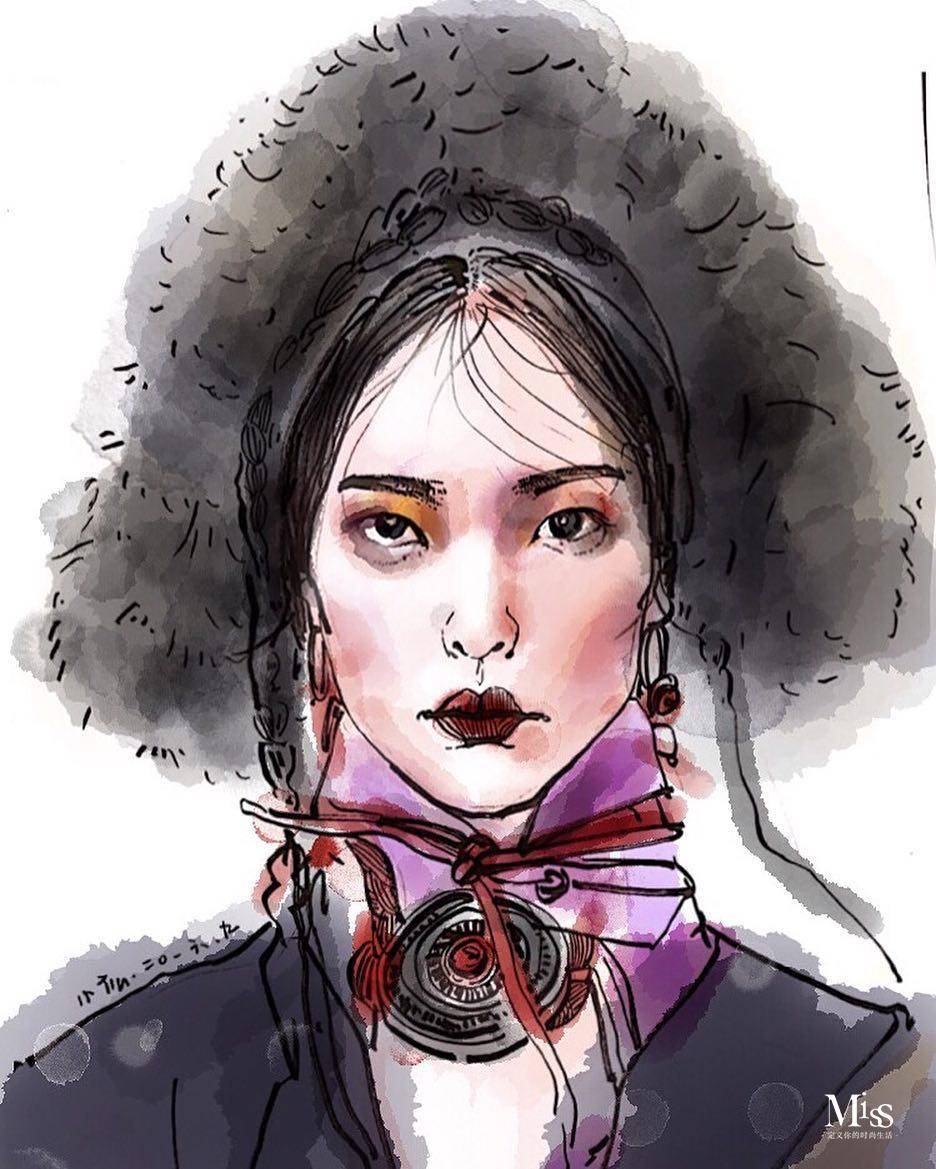 哑光妆容的魅力，在于提供漆黑的夜晚，展现色彩之美