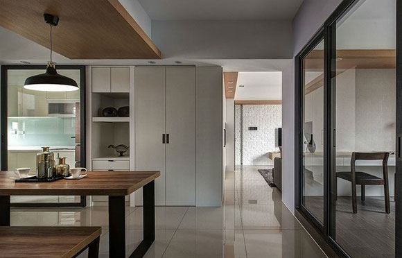 餐边柜和鞋柜一体如何吊顶,鞋柜餐边柜一体怎样吊顶