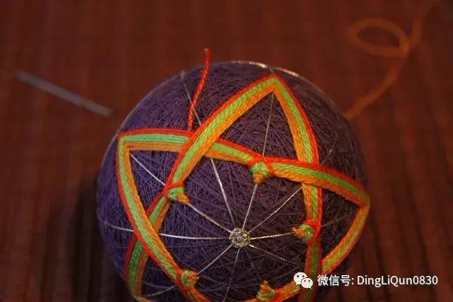 刺绣手鞠球制作步骤,绣手鞠球的正确方法