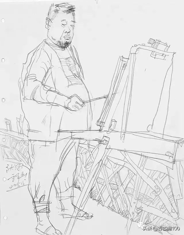 意笔人物高手蒋雪平