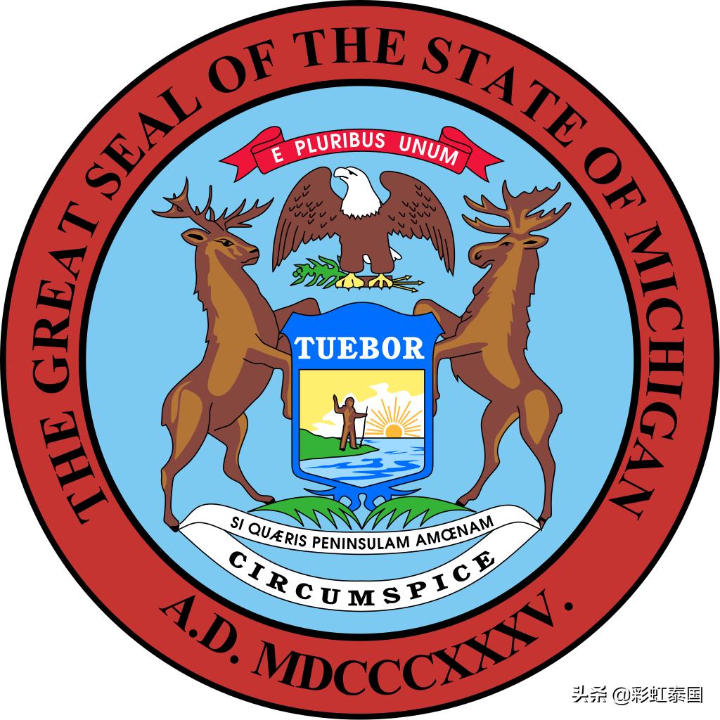 美国国家徽章图片,美国各州徽章视频大全