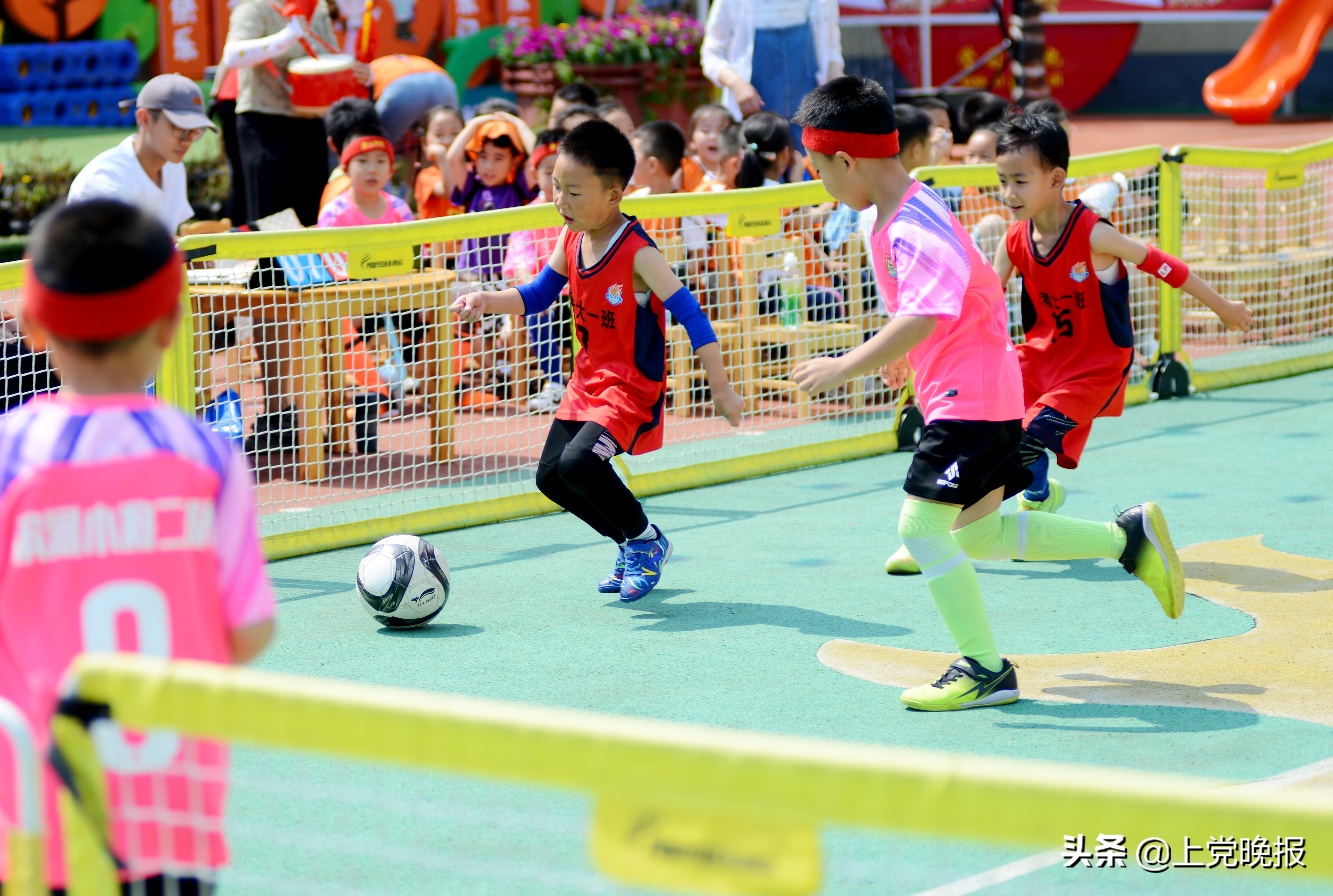 幼儿园喜迎100周年足球比赛,长治滨河幼儿园运动会