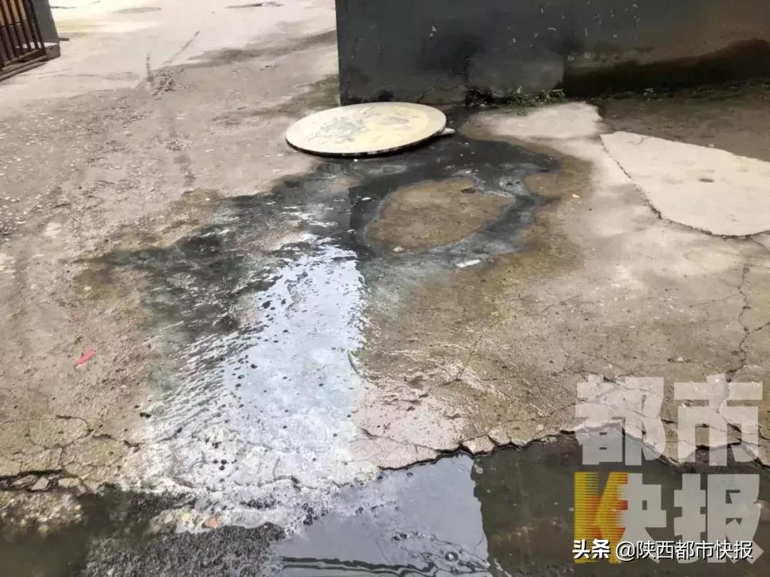 西安一小区垃圾成堆后续,西安污水横流臭气熏天