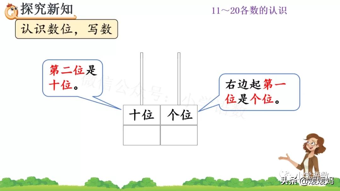 一年级数学数位练习题,一年级认识数位教学视频