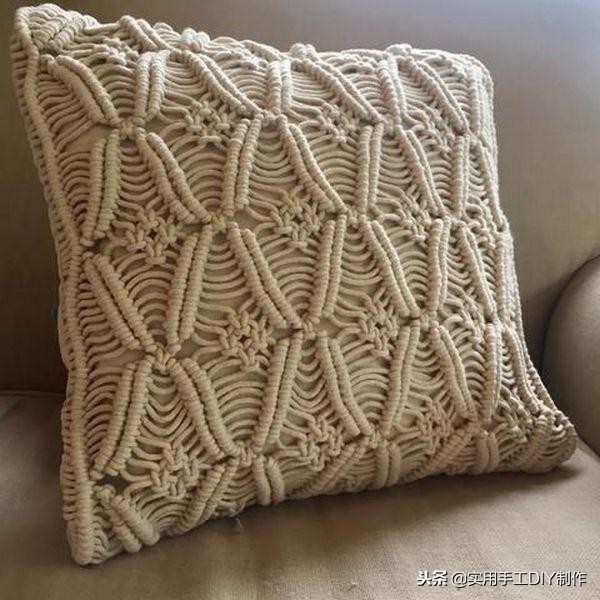 手工纯白棉绳编绳挂件,手工编绳合集名称