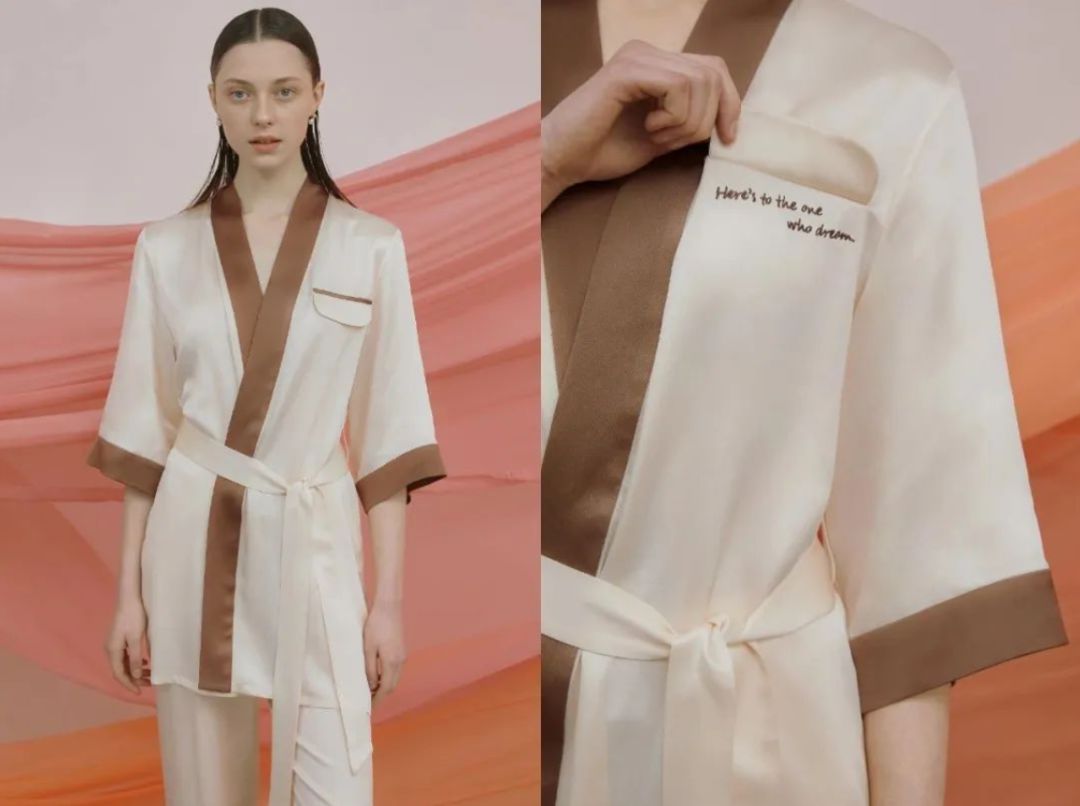 双面真丝枕套加真丝眼罩,宅家必备的高颜值睡衣