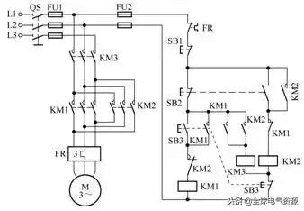 电动机综合保护器电路图及接线图,两台电动机顺序启动逆序停止电路图