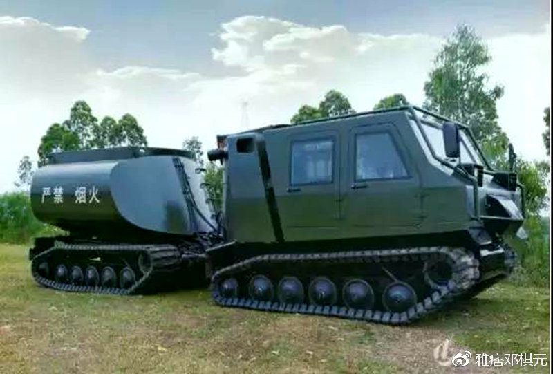 铰接式履带全地形车,中国最新款蟒式履带军用全地形车