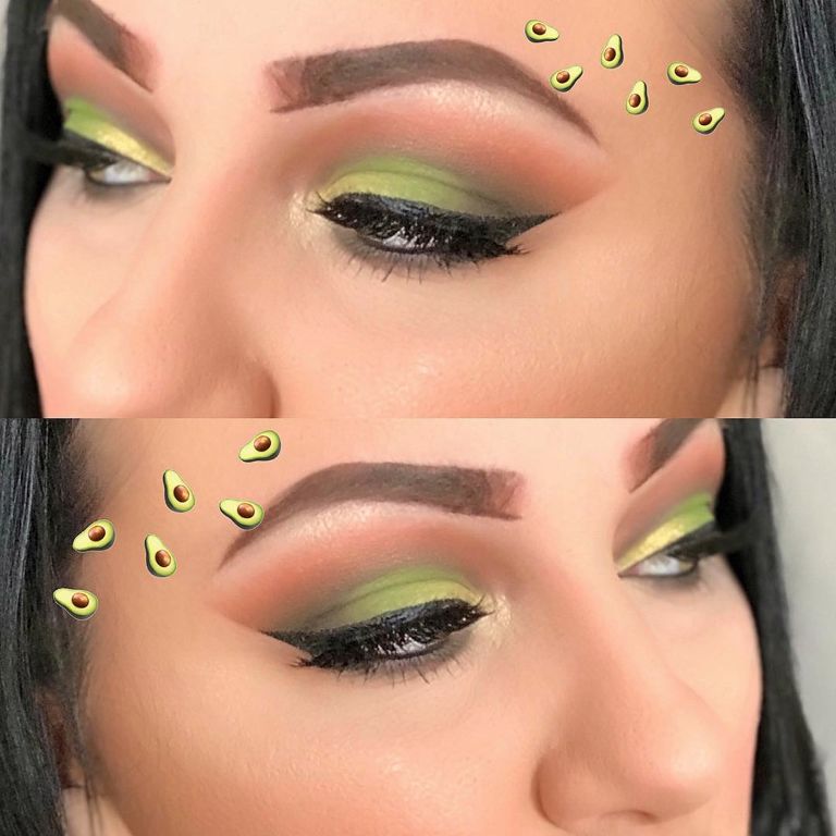 黑黄皮牛油果绿试色,清透显白裸色