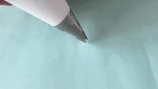 向日葵裱花手法教程简单易学,蛋糕裱花入门基础手法