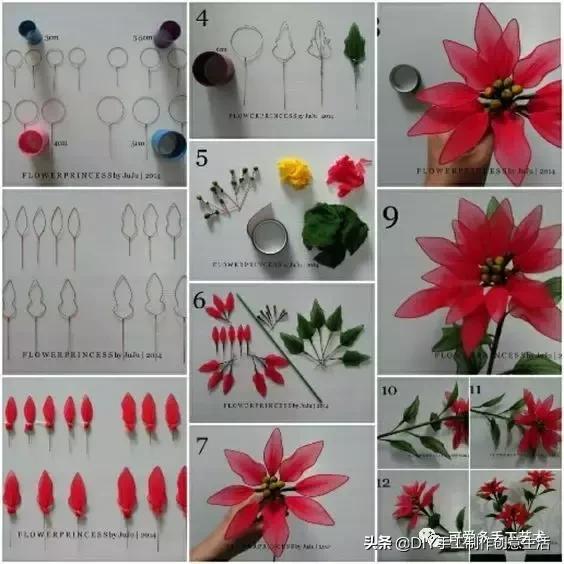 把彩色的*袜丝**套在铁圈上，最后竟然变得这么美（附教程）