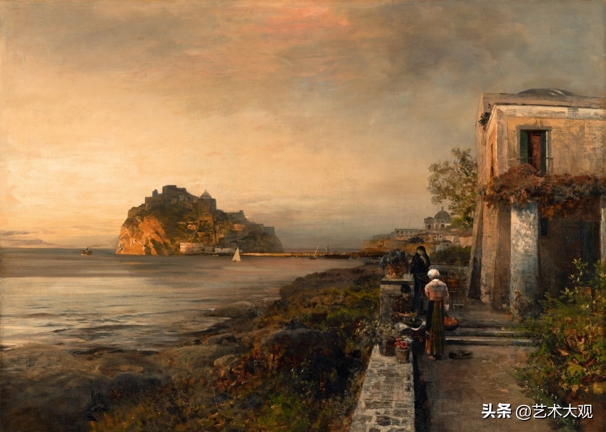 芬兰大师古典风景油画作品欣赏,顶级的欧洲午后阳光风景油画