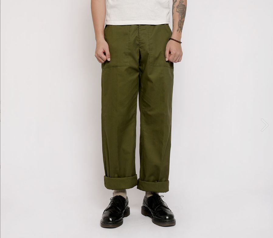 很酷的军装裤,适合学生党的军装裤