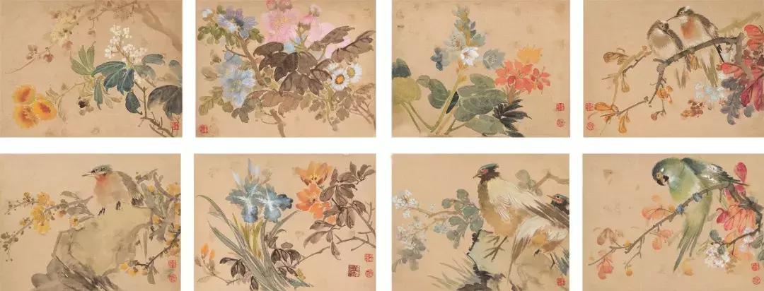 潘天寿100幅花鸟画欣赏,潘天寿花鸟画简史