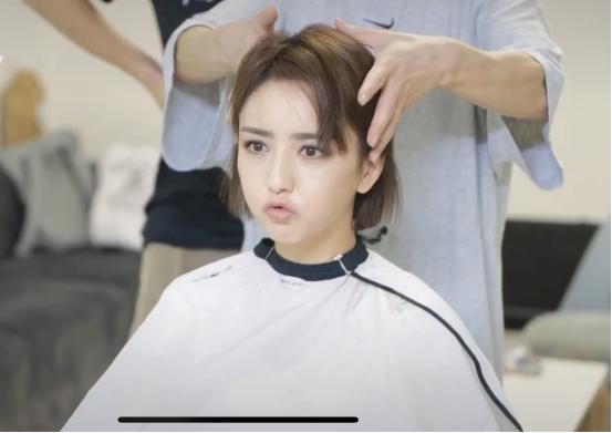 佟丽娅同款短发型的图片,佟丽娅短发半丸子头造型曝光