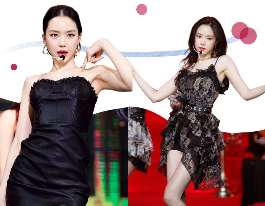 女团身材马甲线,女团腿马甲线