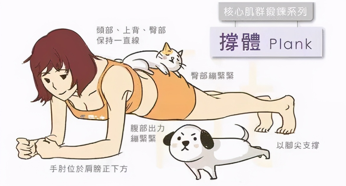 平板支撑是瘦肚子还是练腹肌,怎样正确做平板支撑练出腹肌