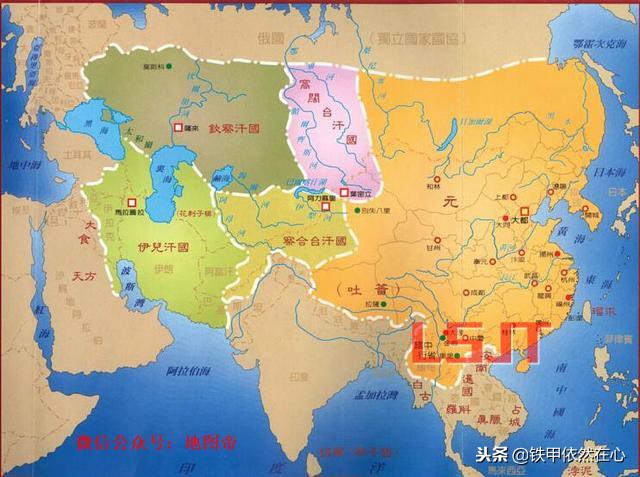 蒙古帝国地图演变视频,在地图看蒙古帝国