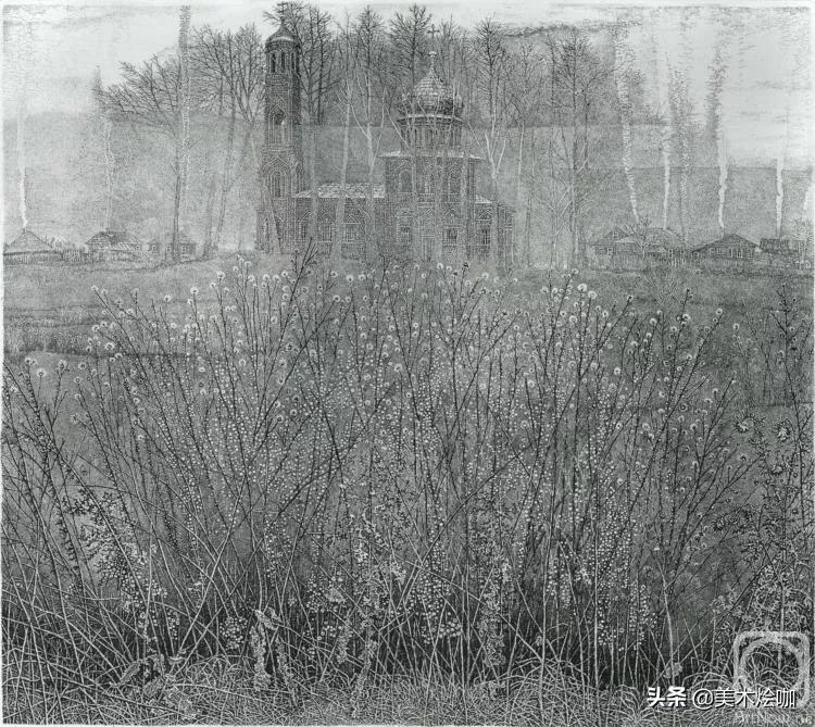 德国风景素描大全,东欧风景素描