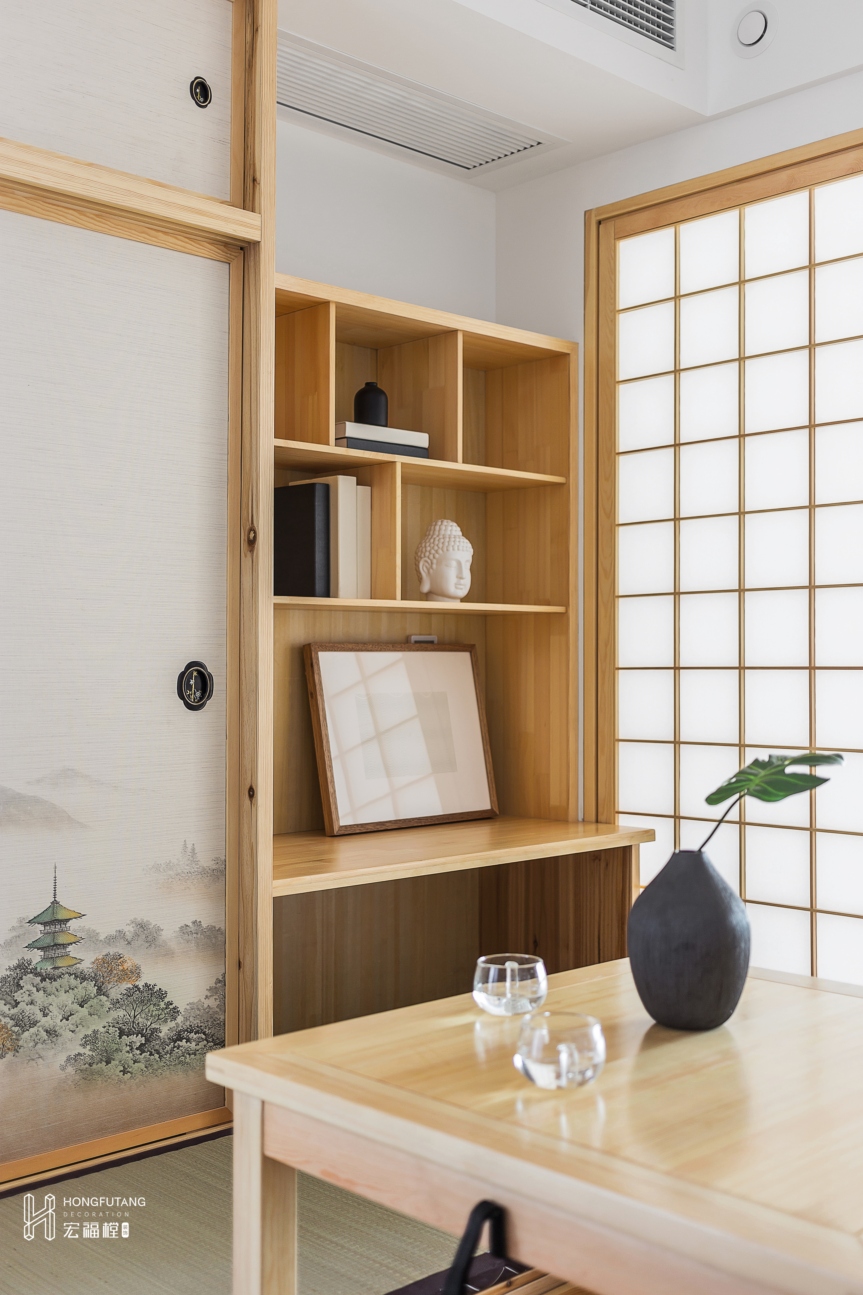 室内设计日式禅意设计,宏福樘设计法式复古案例