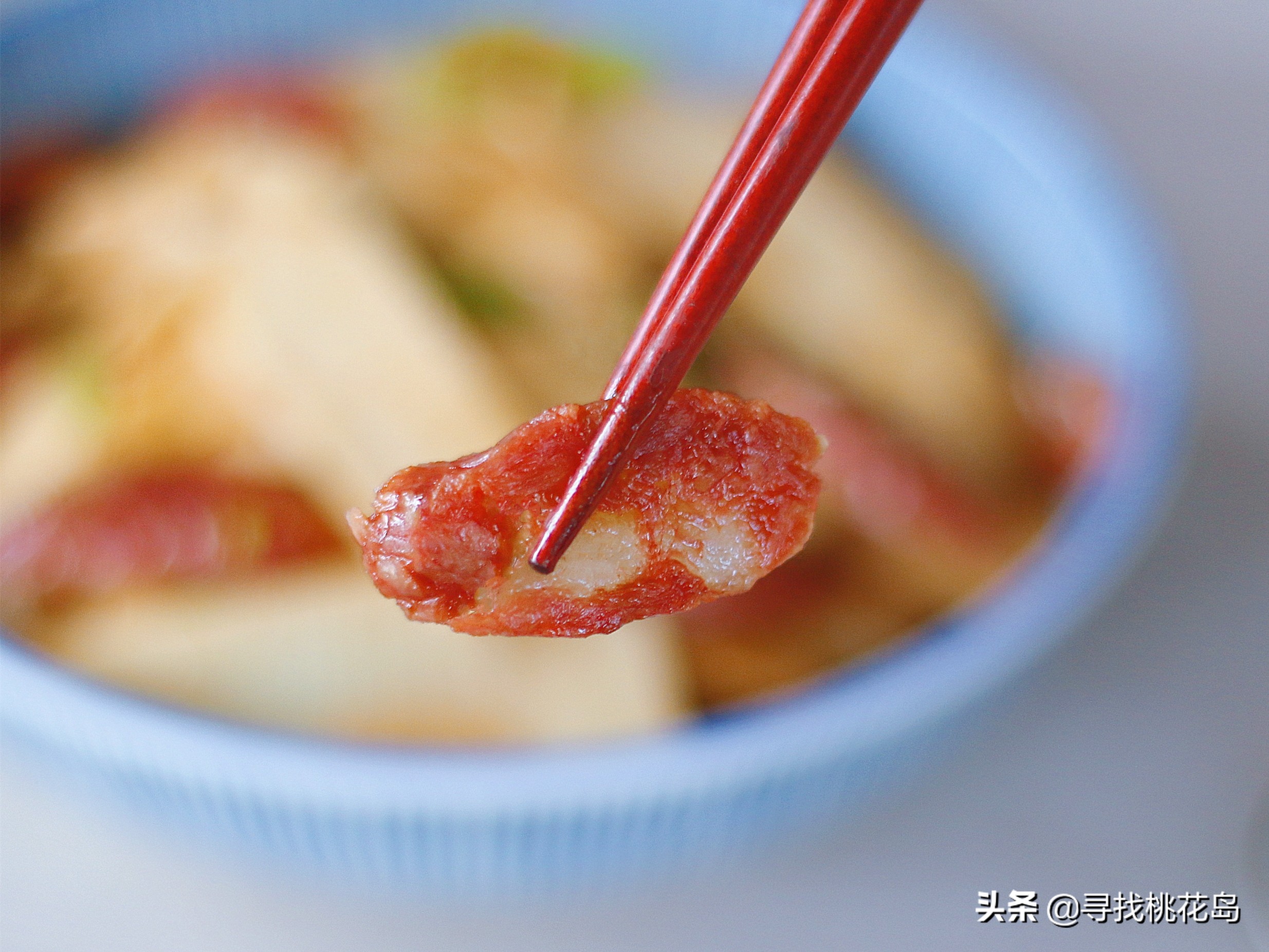 冬笋腊肠这么炒，笋片不涩又入味，好吃下饭，冬天吃正当时