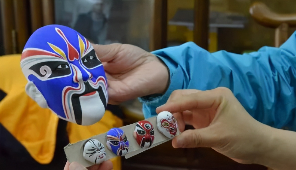 创意脸谱设计步骤,秦腔脸谱书房装饰画