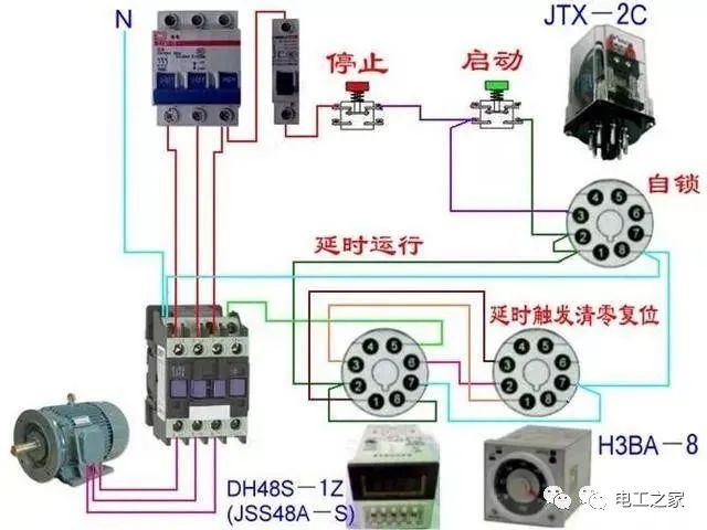 电表脱扣器和断路器接线图,abb断路器接电表接线图
