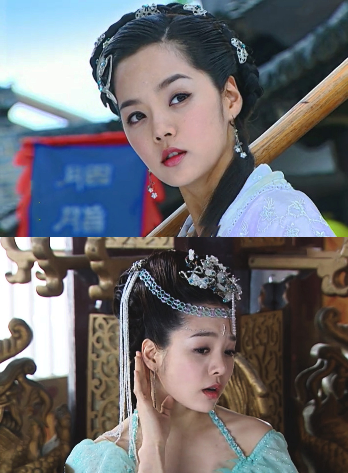 来中国拍戏的韩国女明星古装,穿过中国古装的韩国女星