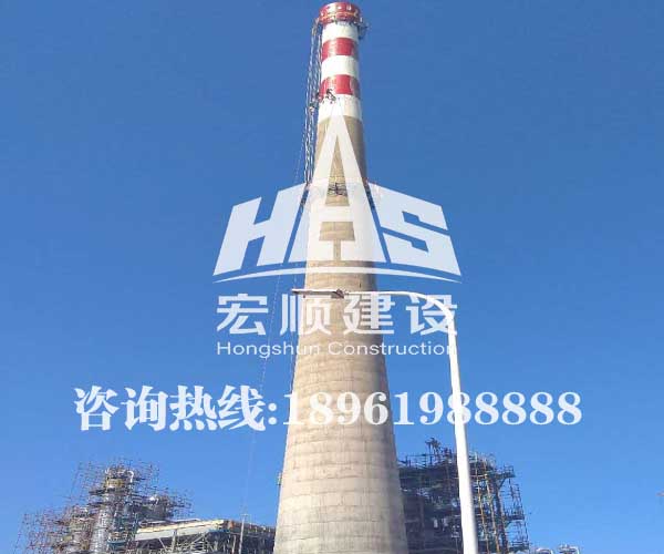 烟囱维修改造工程,维修烟囱爬梯