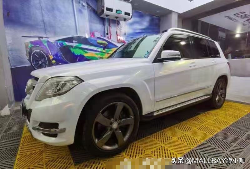 奔驰glk300改色双拼,奔驰glk300最美改色