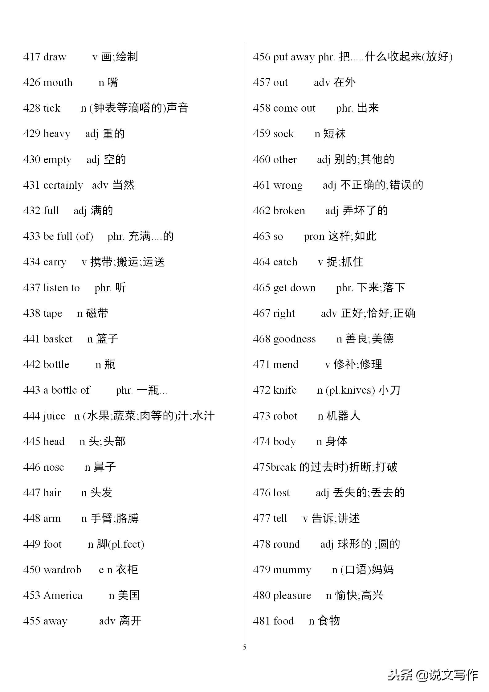 初三英语中考单词必备,中考英语人教版必备单词卡片