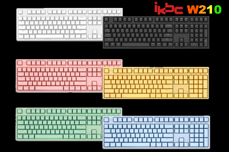 ikbc无线机械键盘w200深空灰,ikbc机械键盘w210