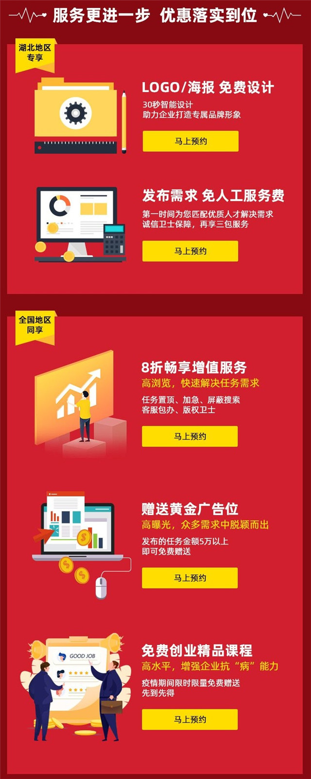 人员复工不足，他选择在一品威客网寻找在线服务