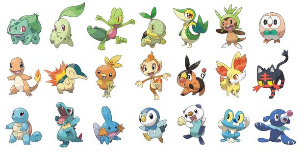 宝可梦最强御三家,宝可梦游戏各版本御三家