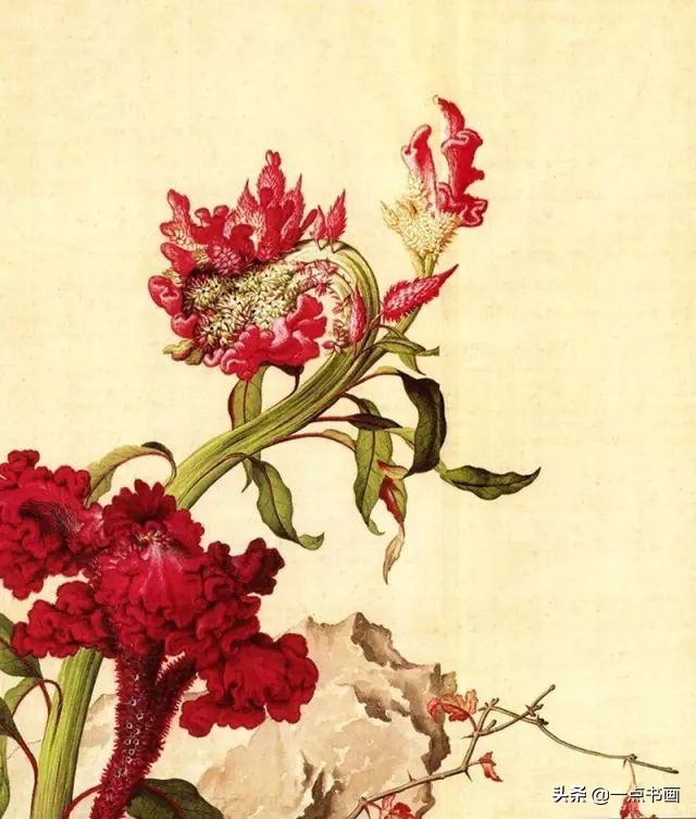 清代山水花鸟画家名单,清代画家朱耷的花鸟画画得很简练