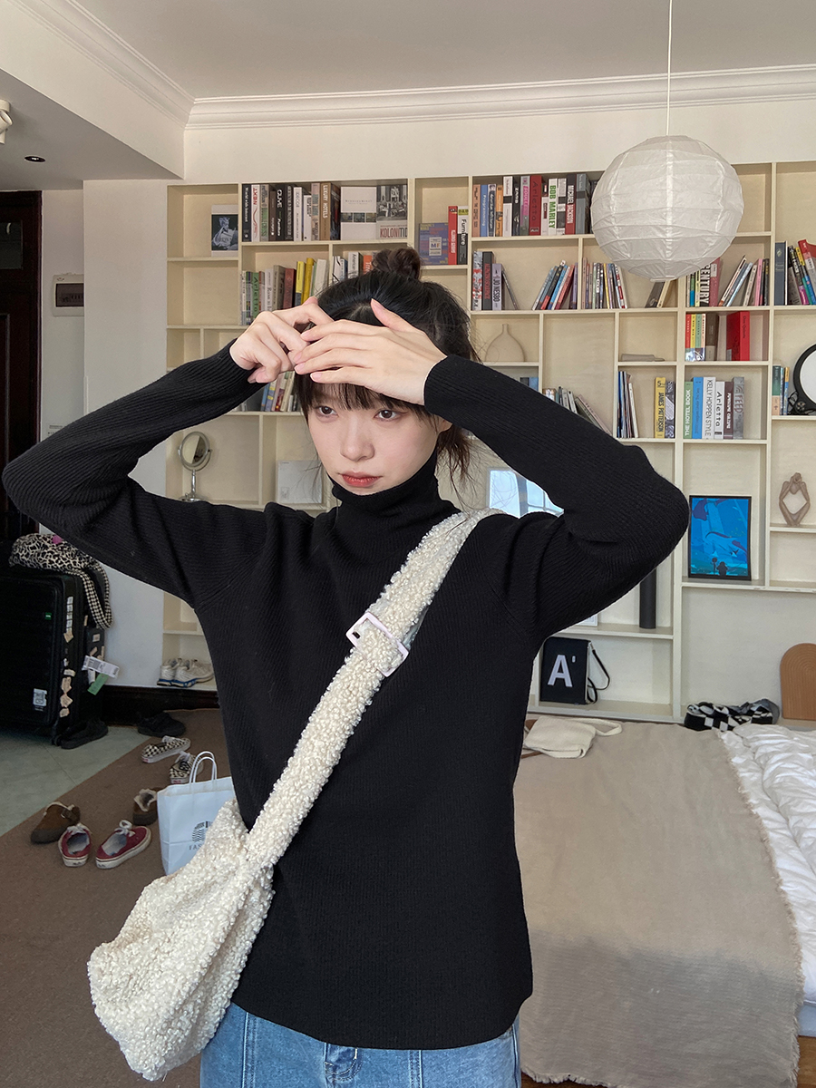 小个子长款打底毛衣145-150高级感,小个子毛衣145-150修身高级感