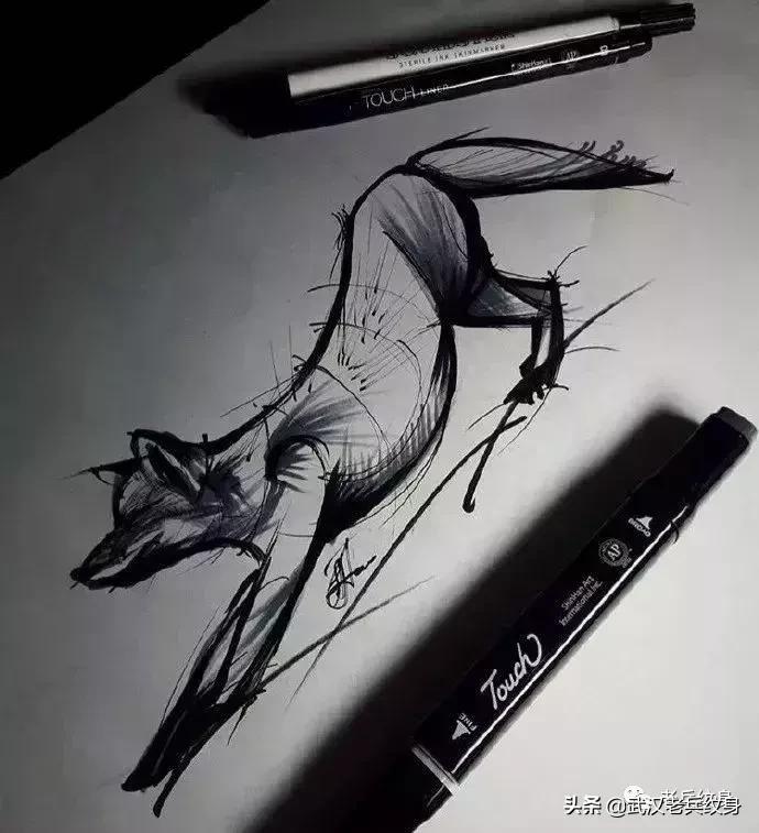 水墨纹身小图片大全,将军水墨风纹身汉字