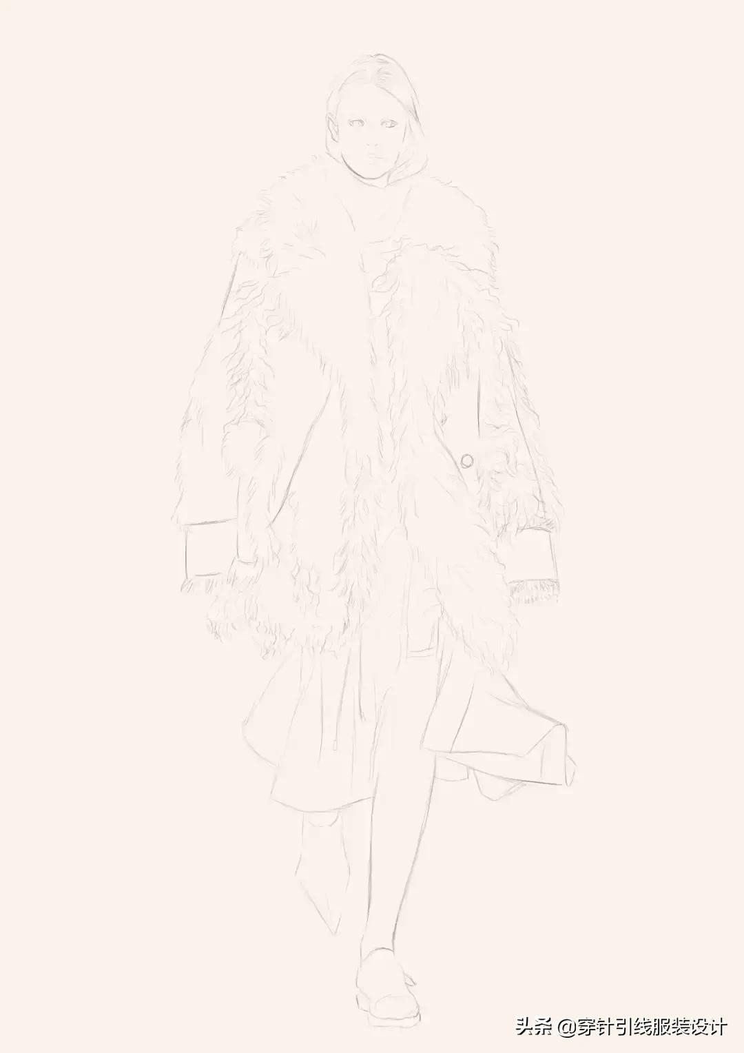 时装画手绘教学,电脑手绘服装画