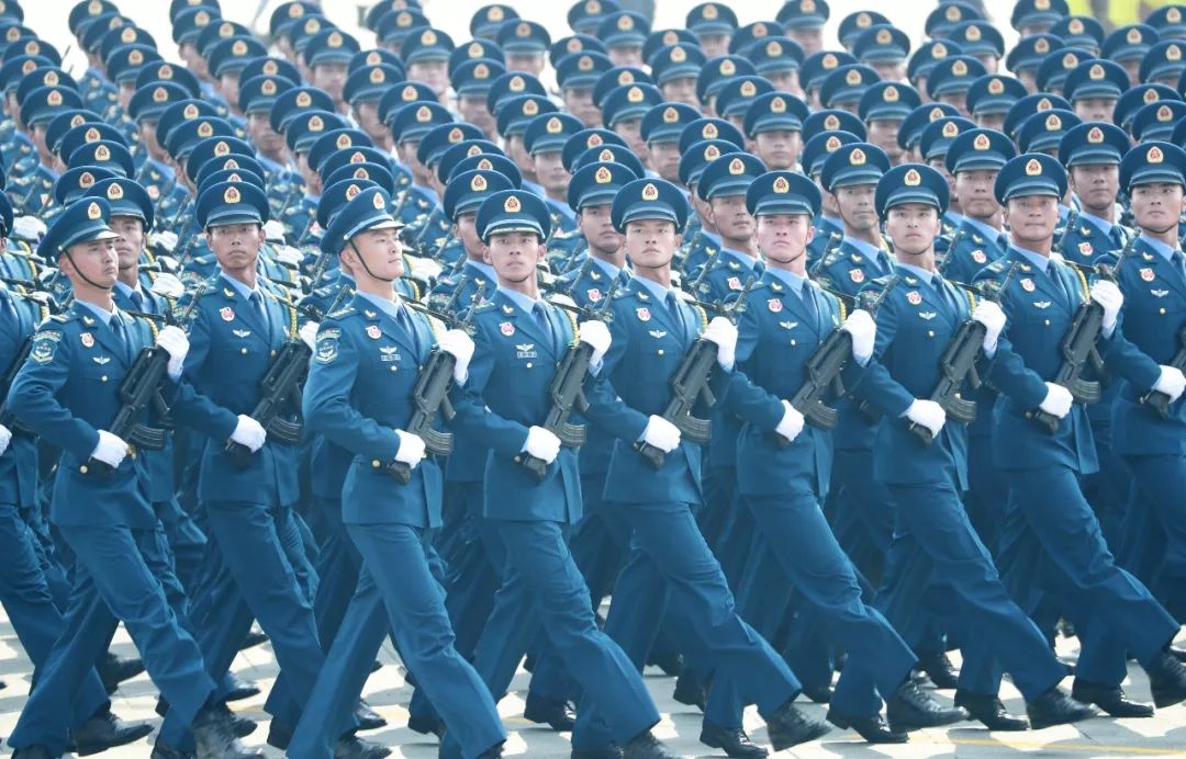 国庆节阅兵震撼画面素材,国庆节阅兵的变化