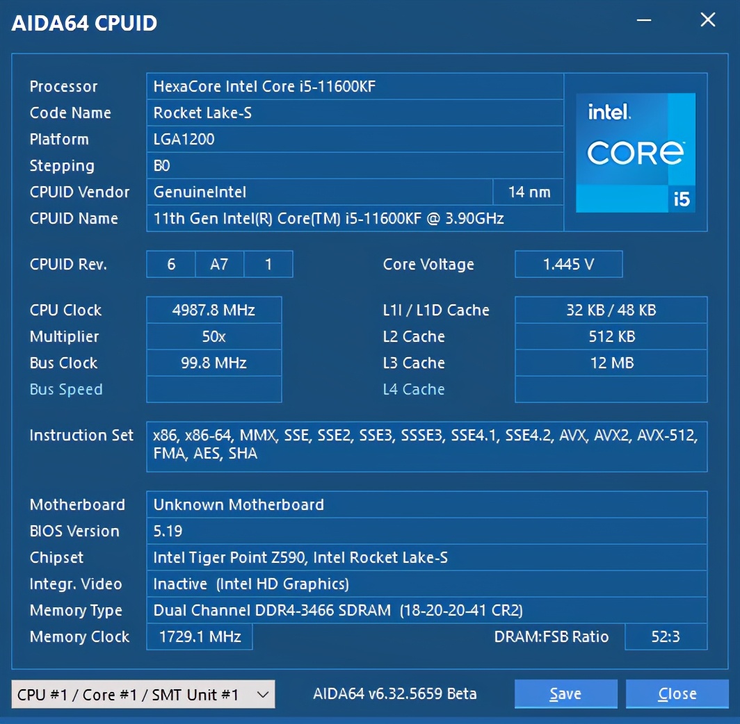 5G频率cpu,i513600kf水冷测评